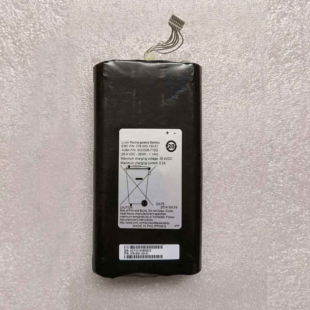 26.4V 30.4V 29Wh 1.1Ah 078-000-130-01 Electronic Batteries for AcBel 078-000-130-01 SGD006-712G