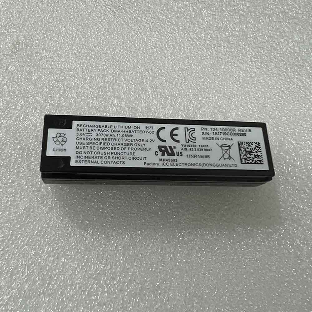 3.6V 3070mAh 124-10000R Barcode Scanners Battery for Cognex DMA-HHBATTERY-01/02 Barcode Scanner