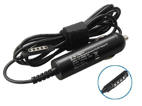 12V 3.6A,  43W DC 12-24v ~ 8A 43W DC/In-Car Charger Microsoft Surface Pro Surface 2 Pro RT Tablet Replacement Adapter