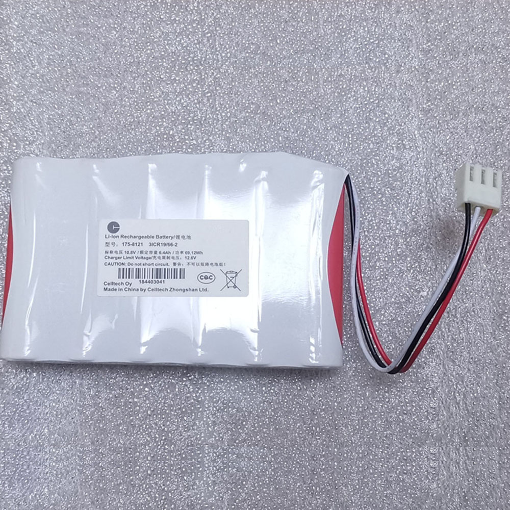 10.8V/12.6V 6.4Ah/69.12Wh 175-8121 Laptop Battery for Ekahau 175-8121 3ICR19/66-2