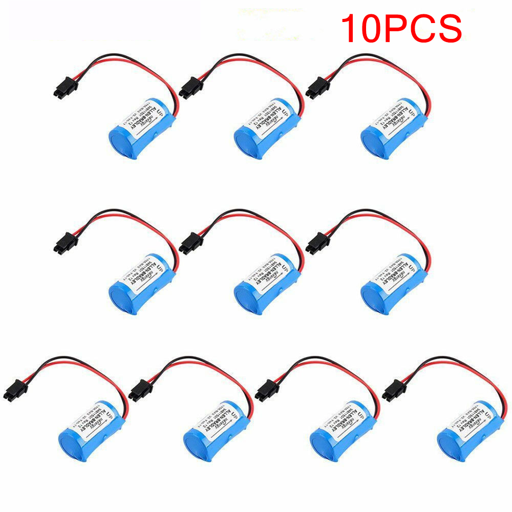 3.0V 1200mah Allen Bradley 1747-BA 1756-BA2 1770-XO 1771 10pcs Replacement Battery