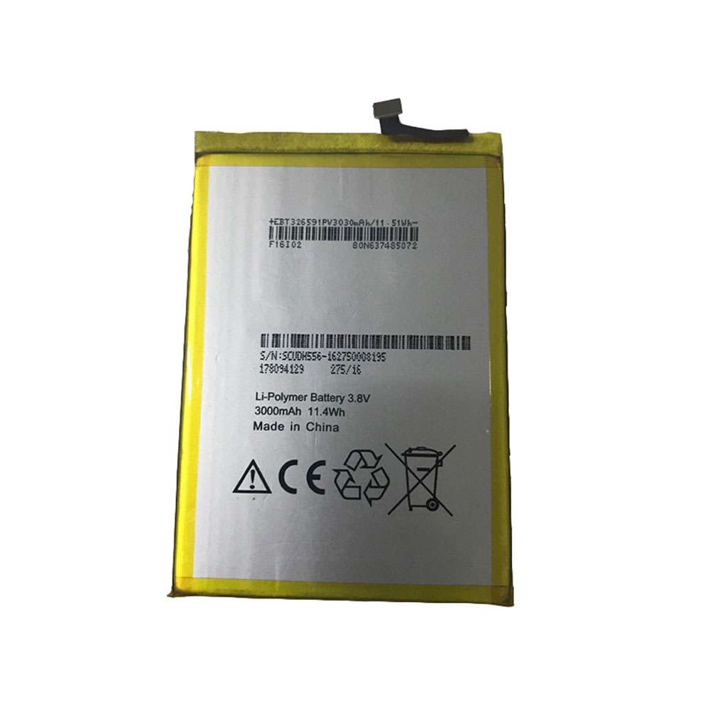 3.8V/4.35V 3000mAh/11.4WH 178094129 Smartphone Battery for Mobiwire F16I02