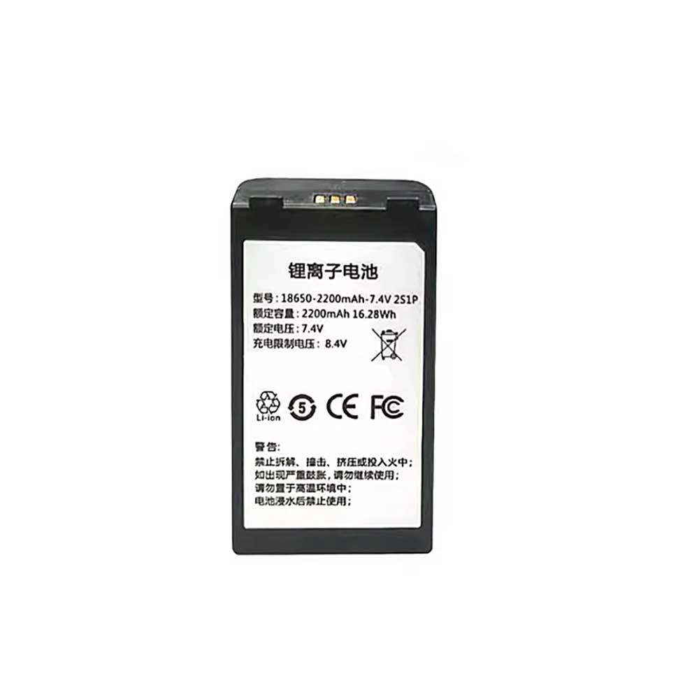 7.4V 2000mAh 18650-2200MAH-7.4V2S1P Printers Battery for Gprinter GP-M322 PT260 PT380