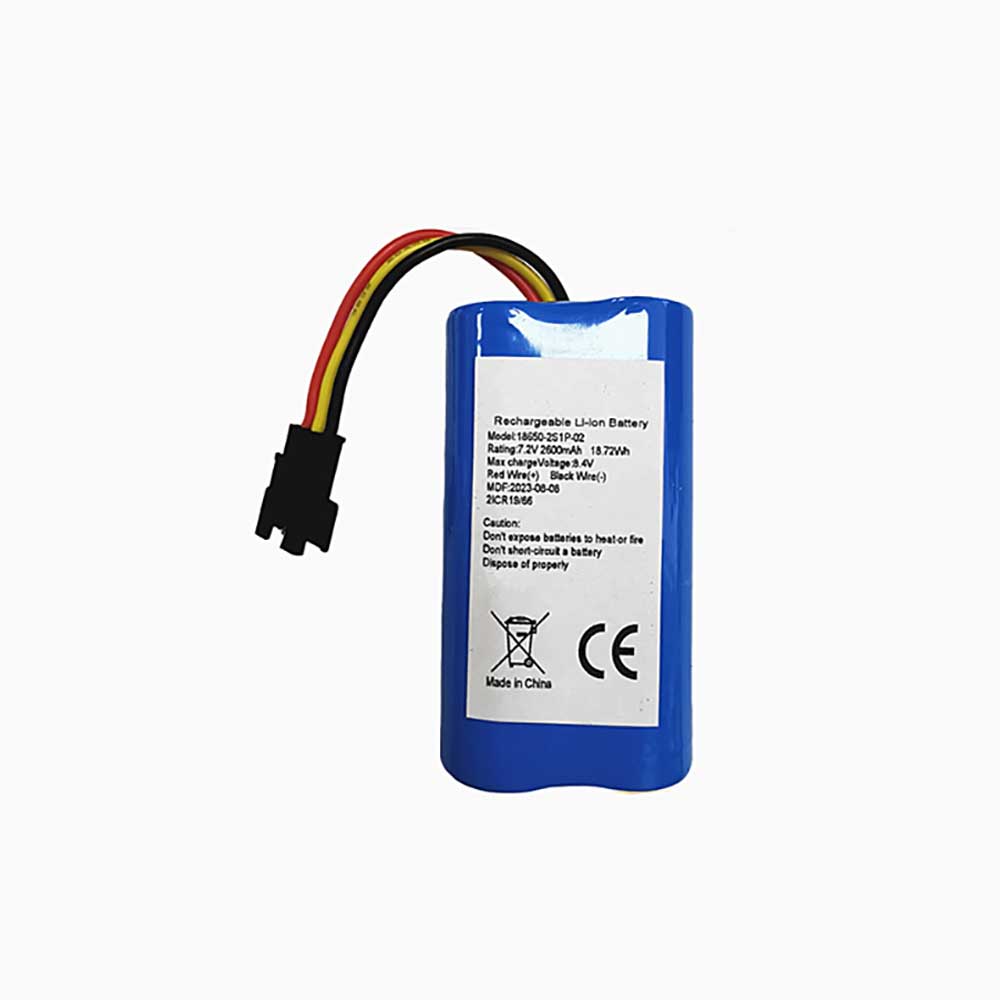 7.2V 2600mAh 18650-2S1P-02 Medical Battery for Medcaptain MP-30
