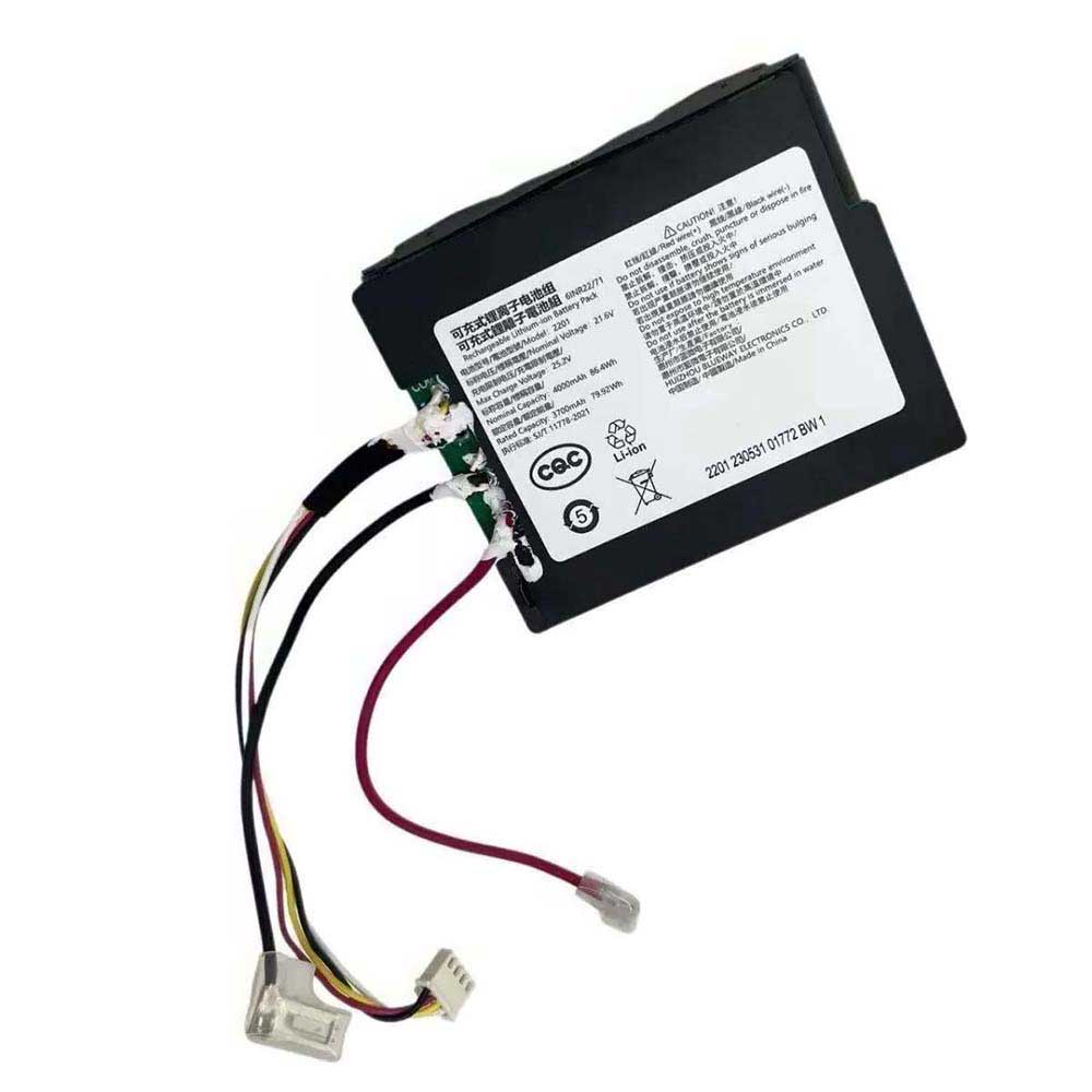 21.6V 4000mAh 2201 Vacuum Robot Battery for Xiaomi Wireless Robotic Vacuum Cleaner 2 Lite C301