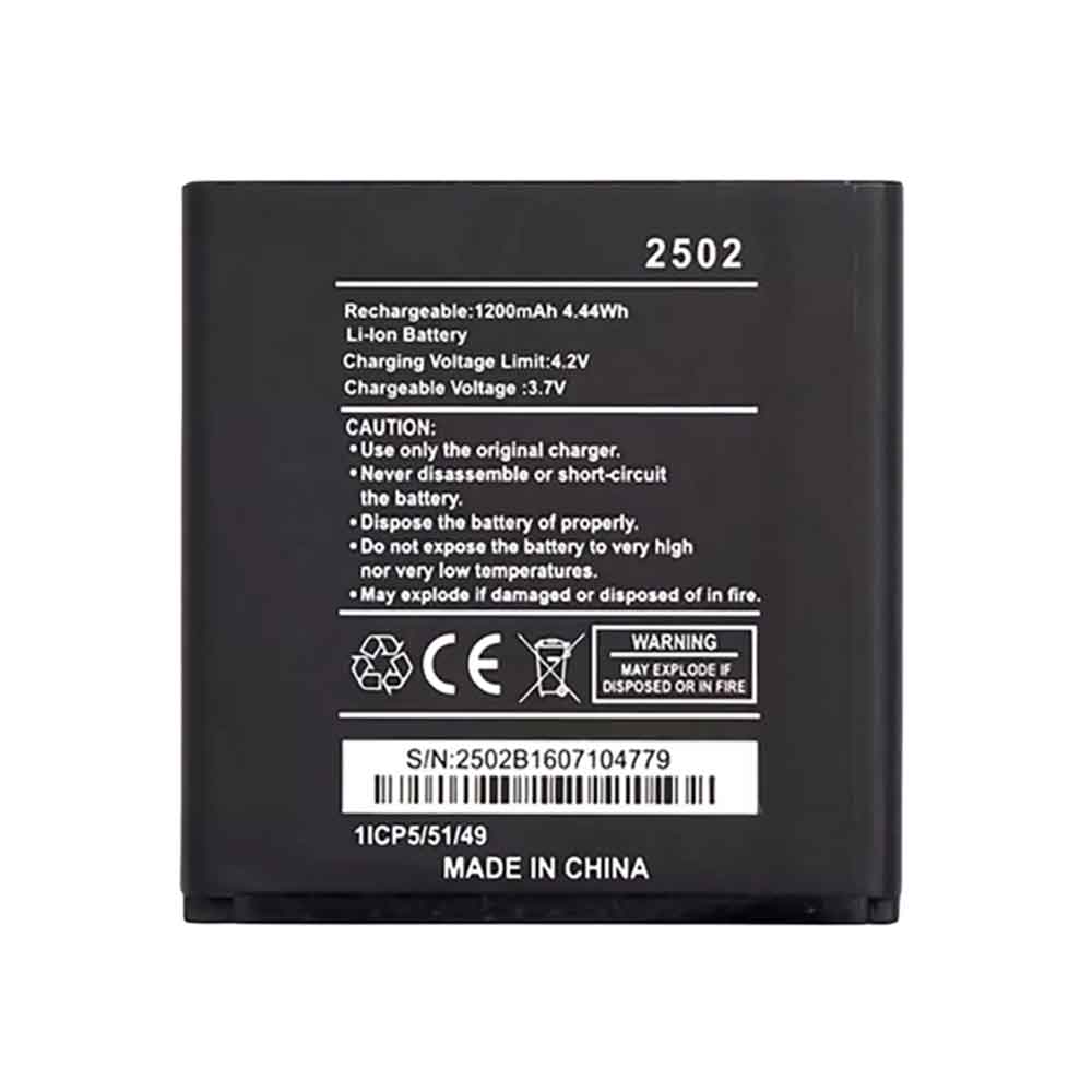 3.7V 1200mAh 2502 Smartphone Battery for Wiko 2502