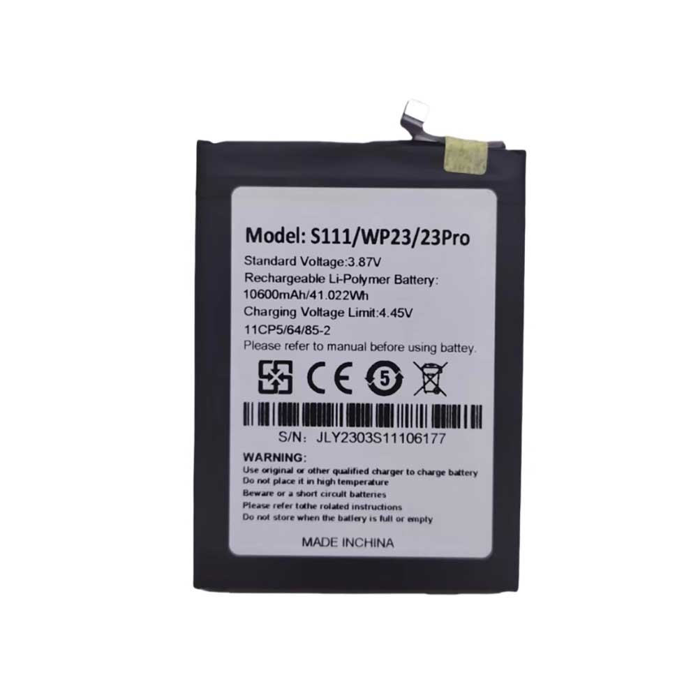 3.87V 10600mAh S111/WP23/23Pro Smartphone Battery for Oukitel WP23
