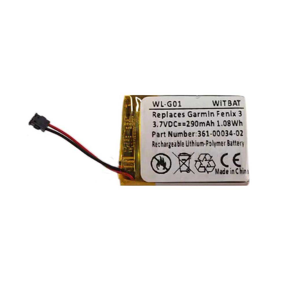 3.7V 290mAh 361-00034-02 Smart Watch Battery for Garmin Fenix 3 WATCH