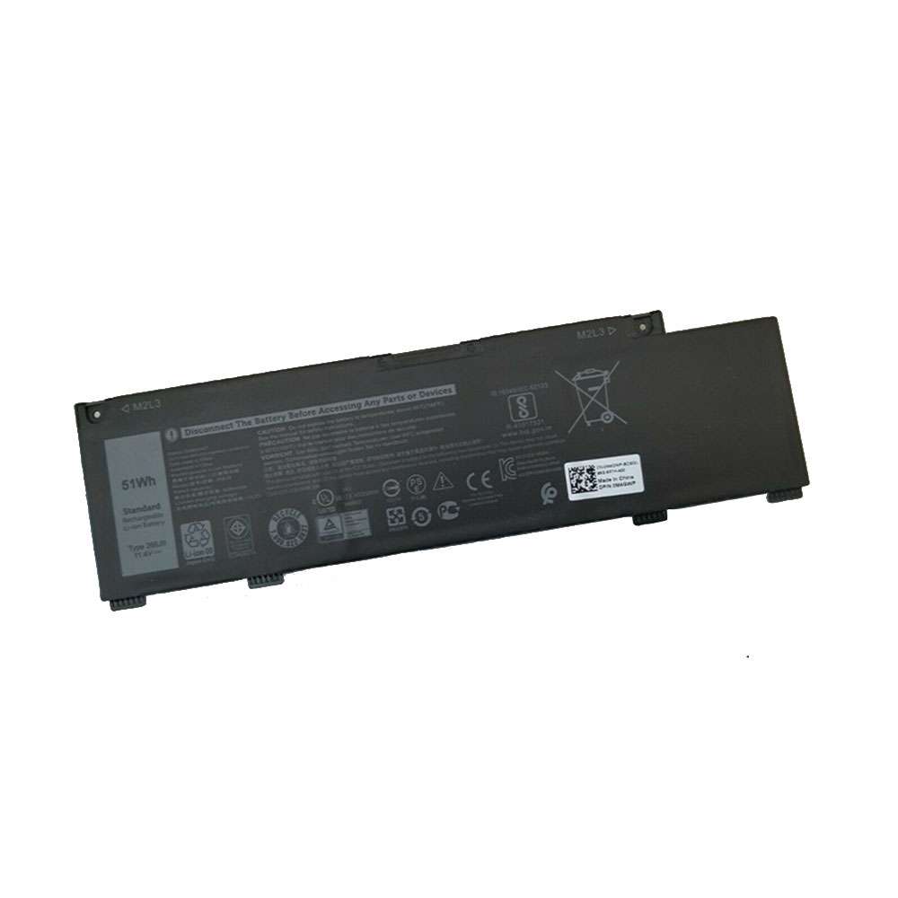 11.4V/13.2V 4255mAh/51Wh 266J9 Laptop Battery for Dell G3 15 3590 15PR-1648BR 15PR-1742BR 15PR-1745W