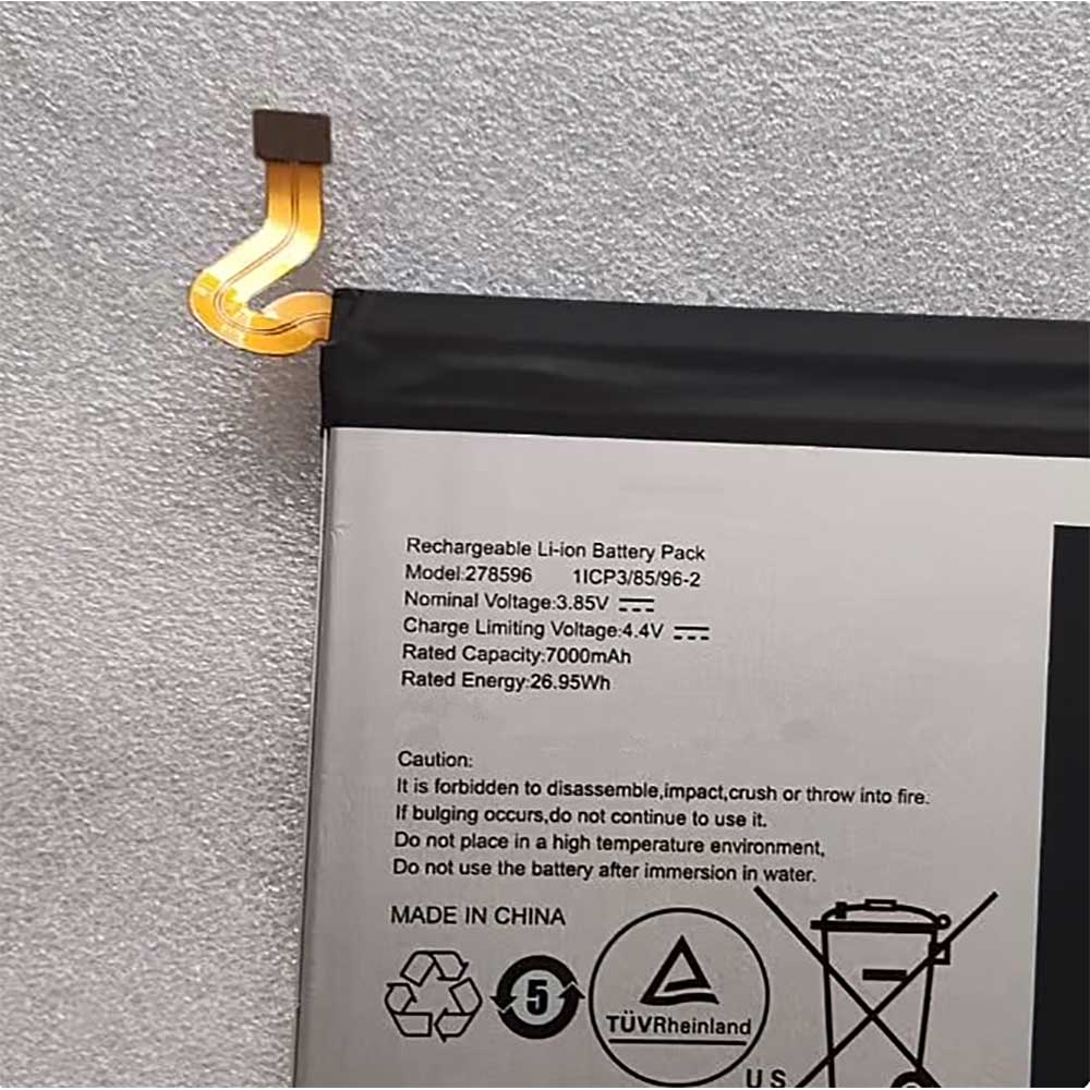 Zuoyebang 278596 battery