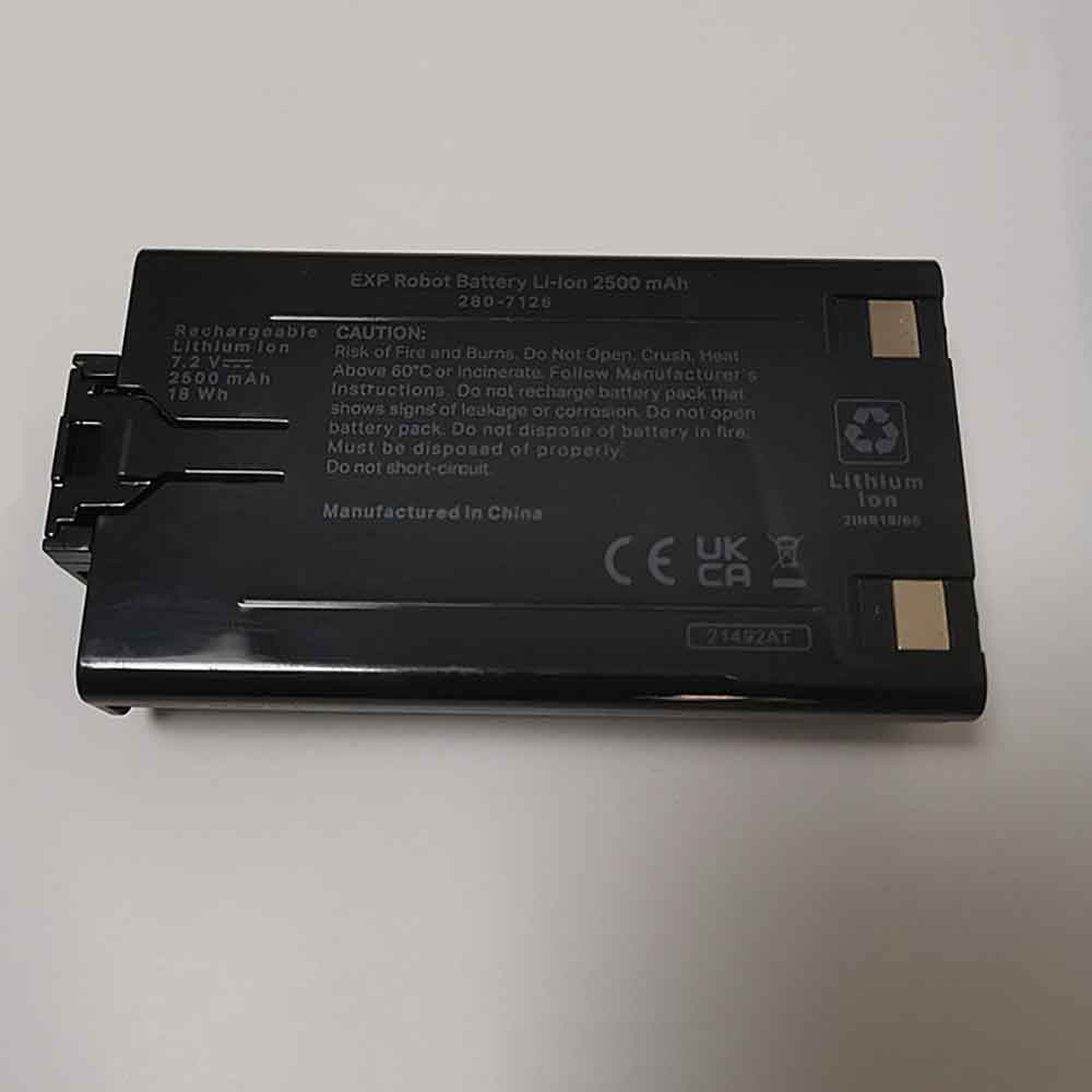 7.2V 2500mAh 280-7126 Vacuum Cleaner Battery for VEX 280-7126