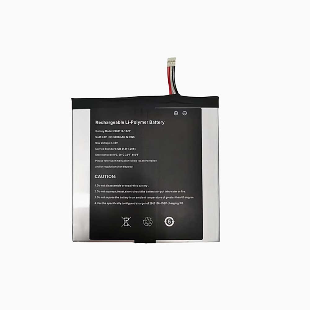 3.8V 6000 mAh/22.8Wh 2860116-1S2P Laptop Battery for Other 2860116-1S2P