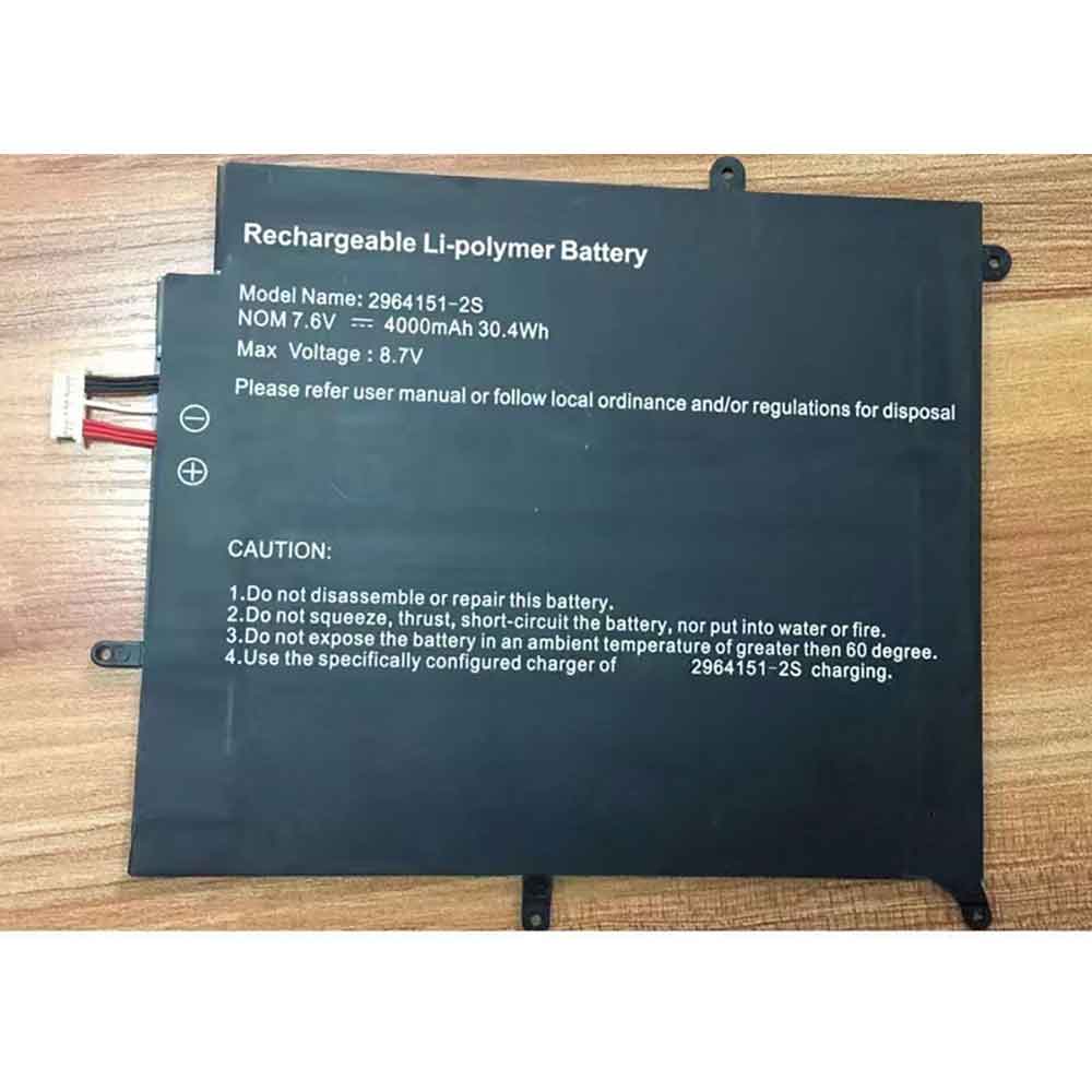 7.6V 4000mAh Rtdpart NV-2964151-2S Replacement Battery
