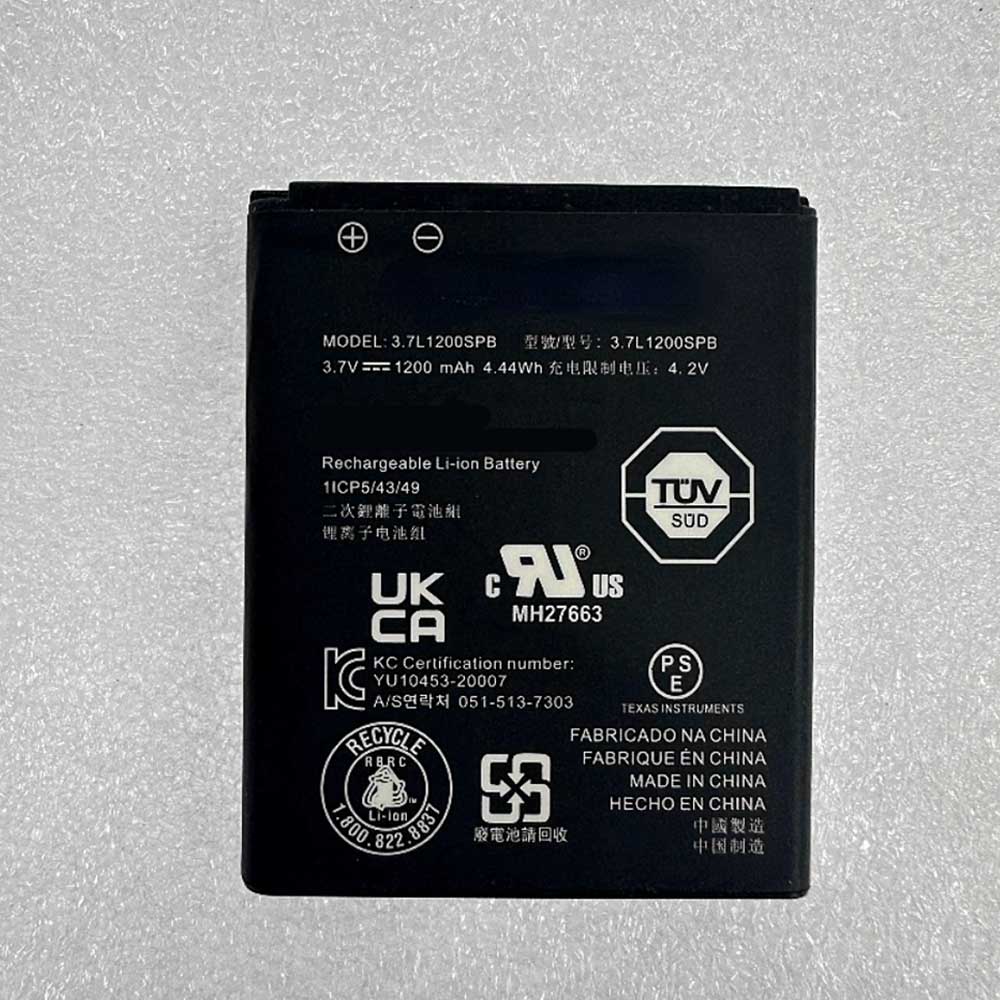 3.7V 1200mAh 3.7L1200SPB Electronic Batteries for Texas Instruments TI-84 Plus CE CX CAS
