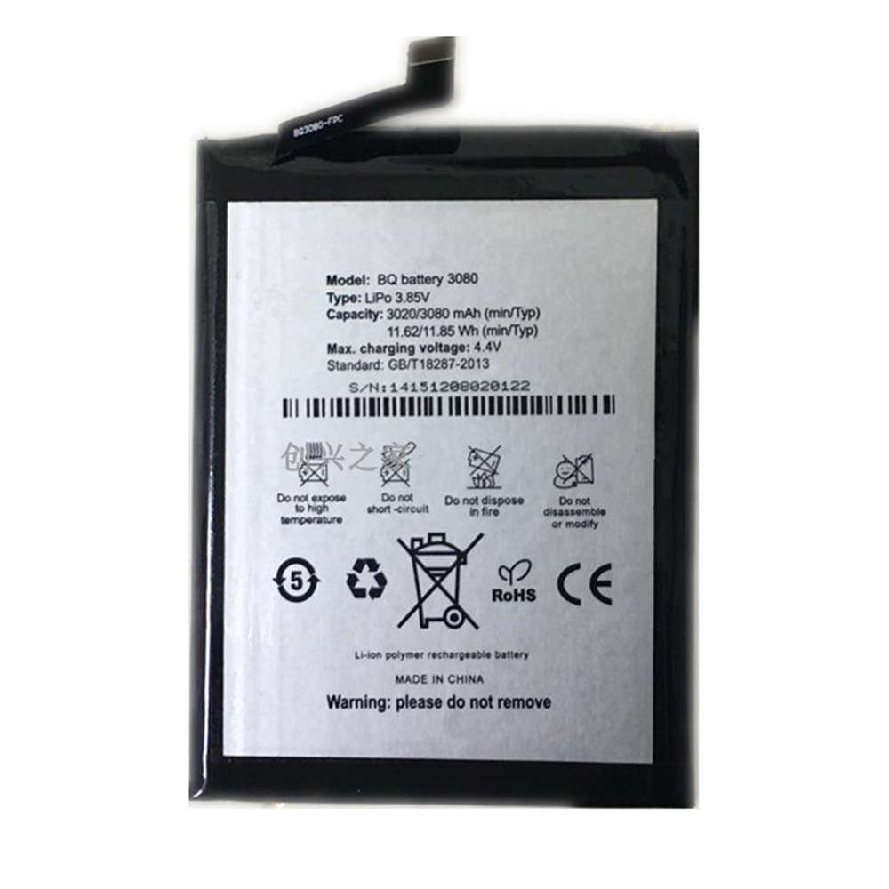 BQ U Plus/ U /3080 battery