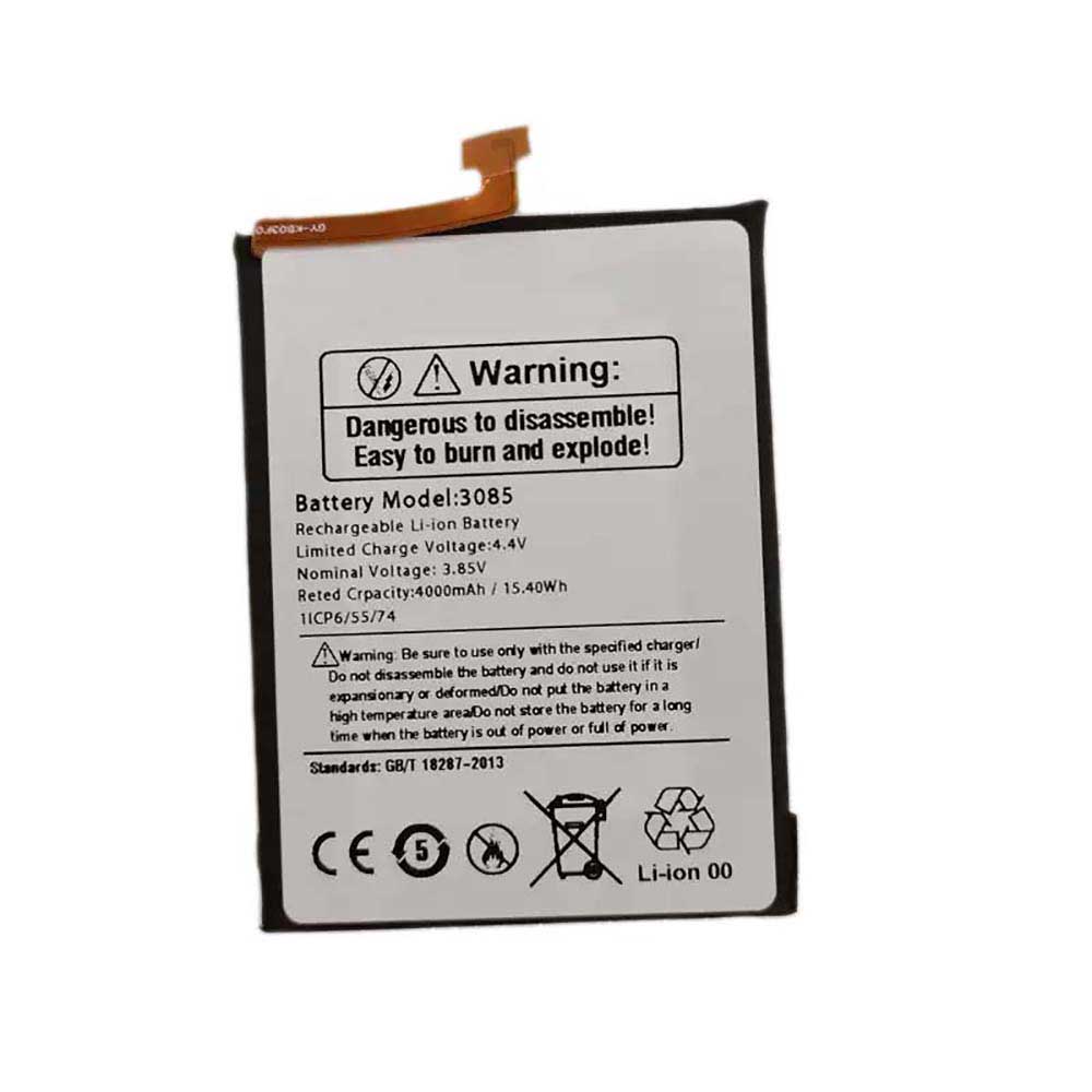 3.85V 4000mAh 3085 Smartphone Battery for Ulefone Armor X6