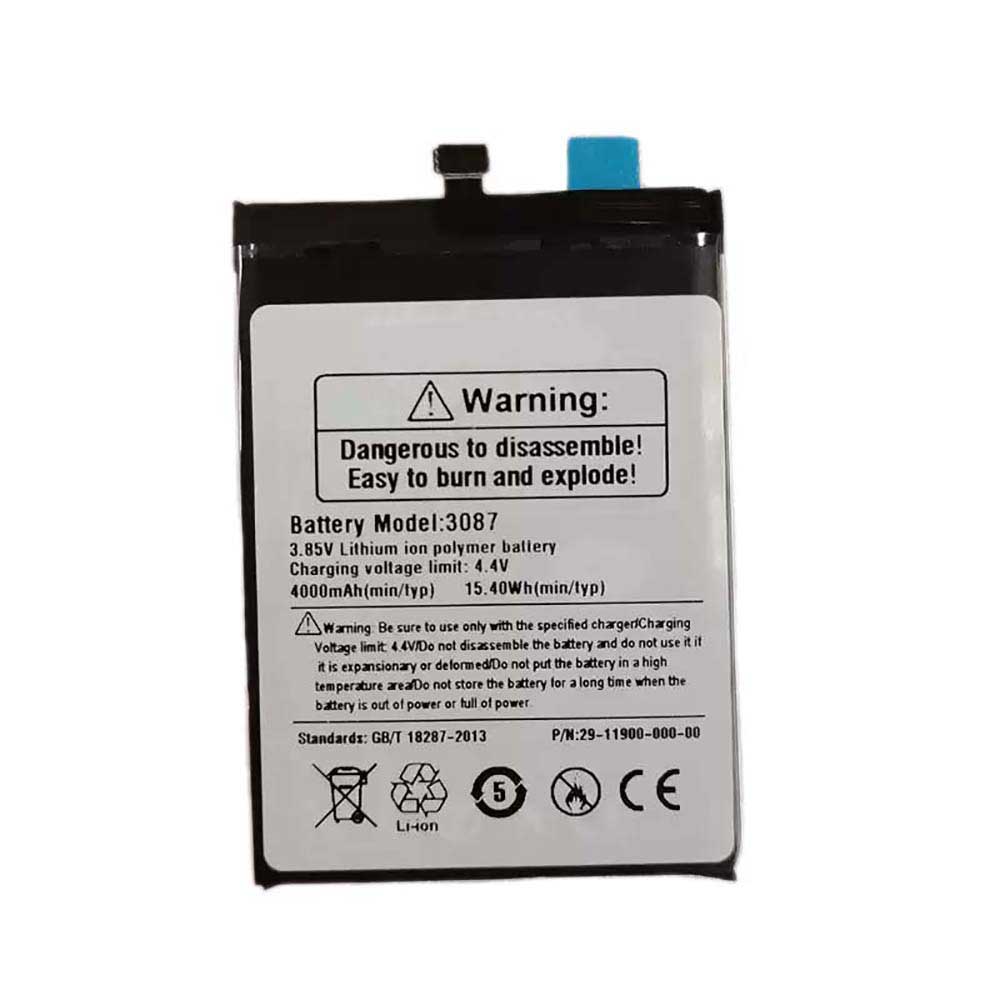 3.85V 4000mAh 3087 Smartphone Battery for Ulefone 3087