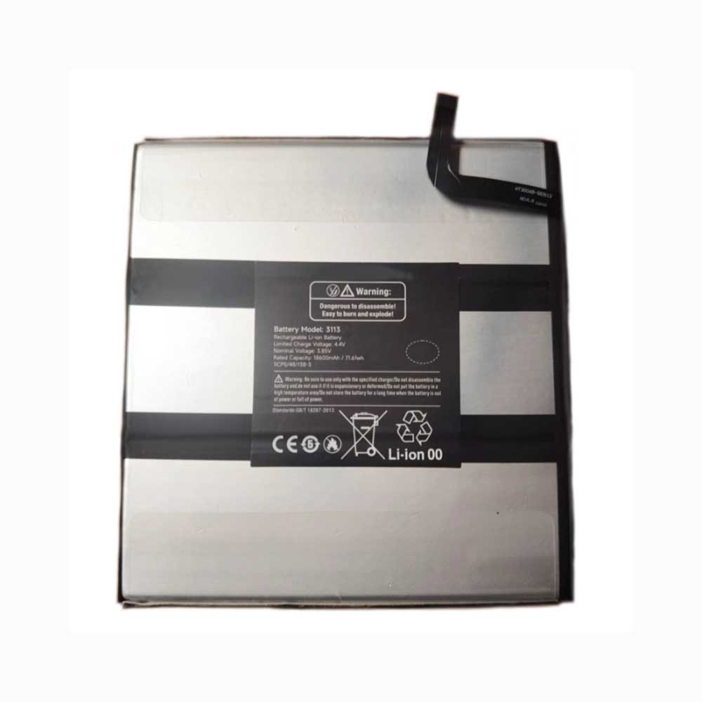 3.85V 18600mAh 3113 Tablet Battery for Ulefone Armor Pad 2