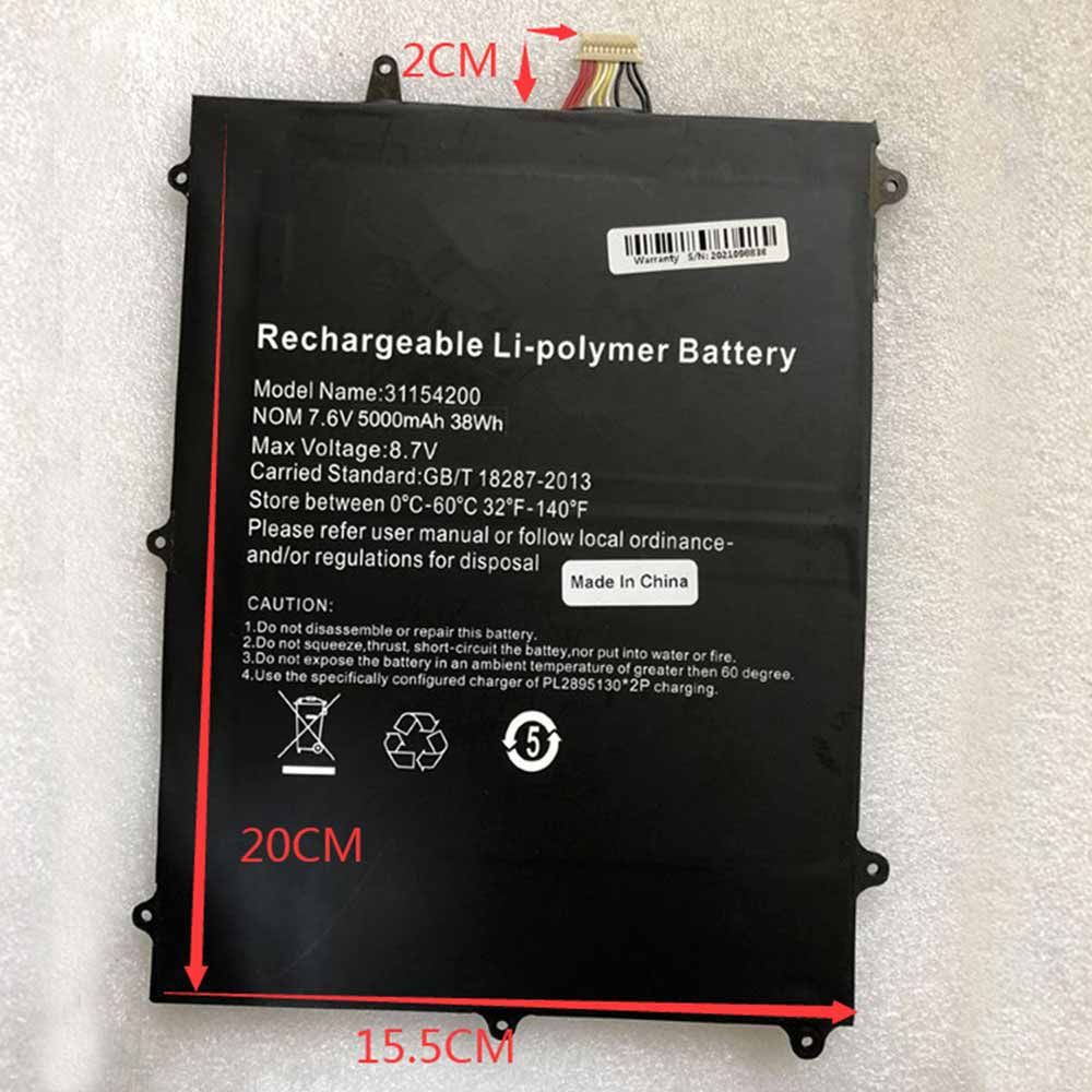 Teclast F6 Pro battery