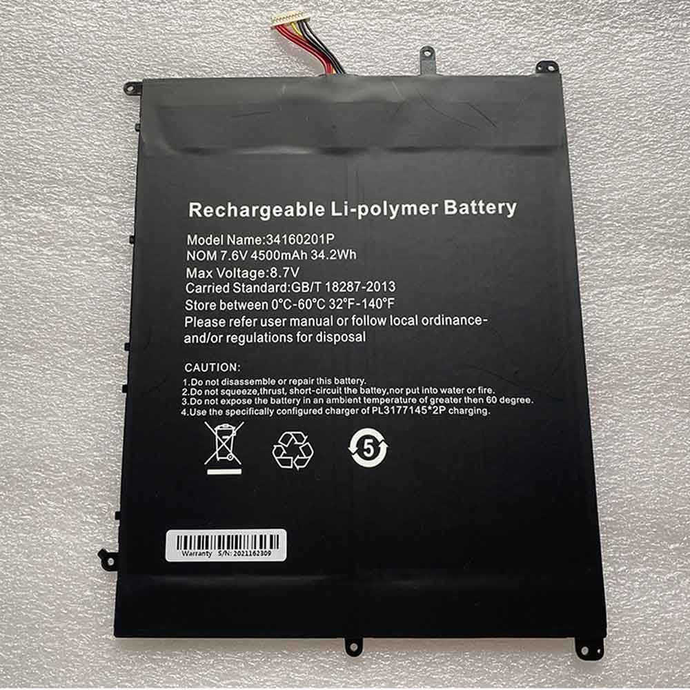 7.6V 4500mAh 31160201P Laptop Battery for Chuwi LincPlus P1