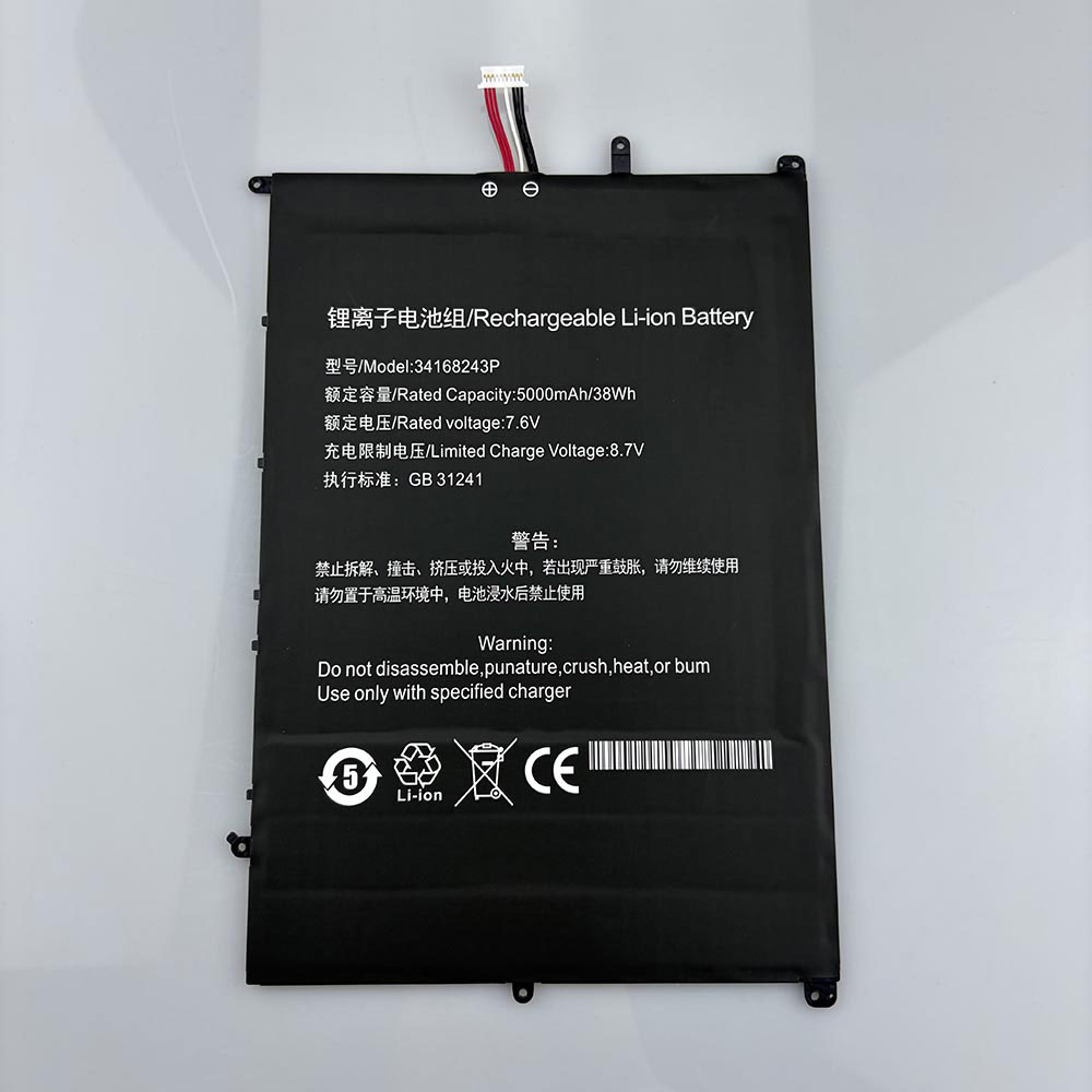 7.6V 5000mAh 34168243P Laptop Battery for BMAX X15 Y1X4