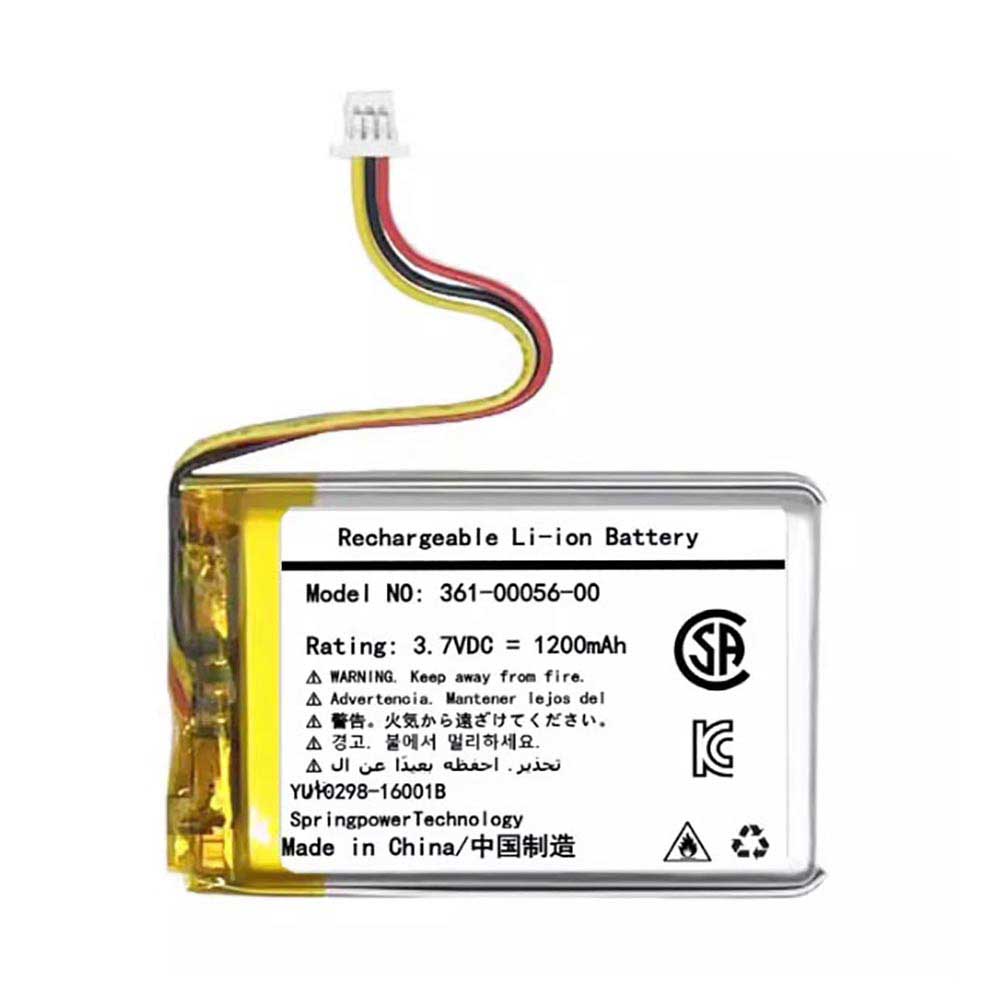 3.7V 1200mAh 361-00056-00 GPS Battery for Garmin 30/40/50LM 51LMT-S 55LM 55LMT