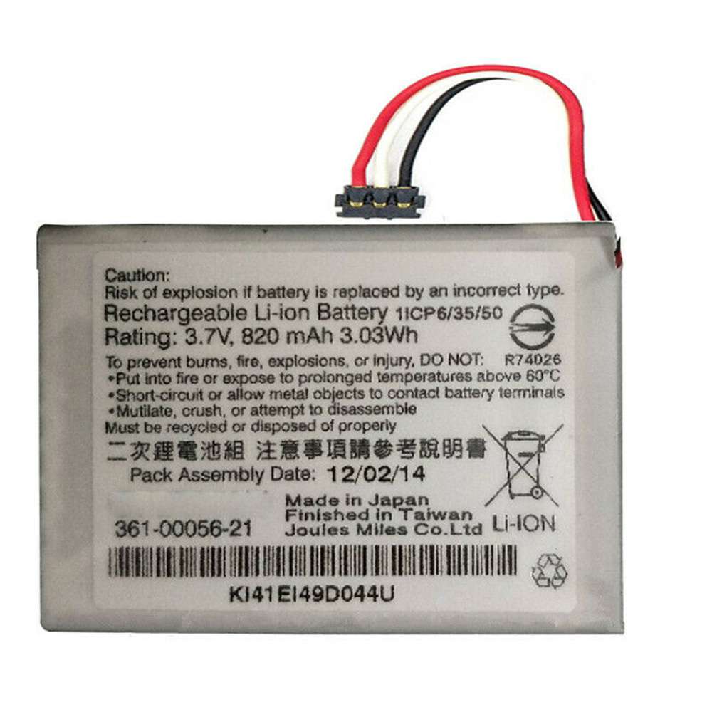 361-00056-21 820mAh/3.03WH Replacement battery for Garmin Driveluxe 50 LMTHD 010-01531-00