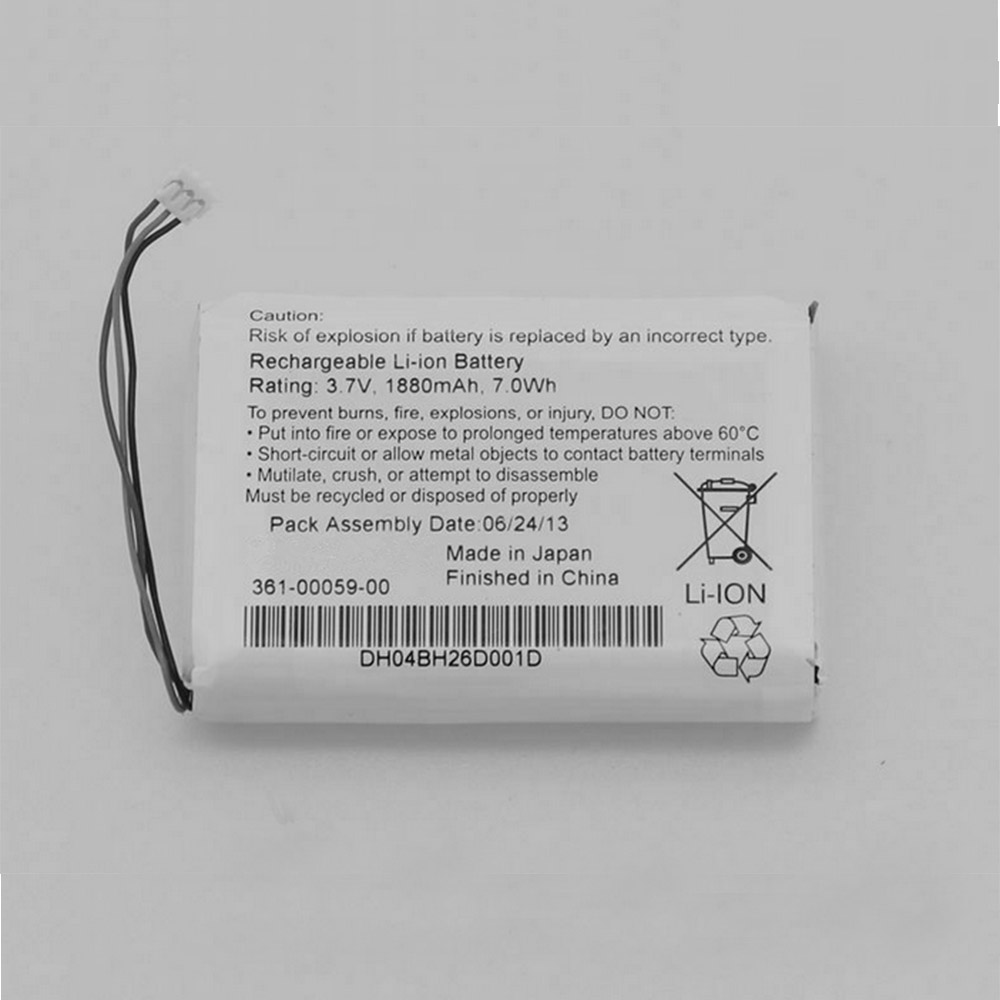 3.7V 1880mAh/7.0WH Garmin Zumo 350LM Zumo 340LM Replacement Battery