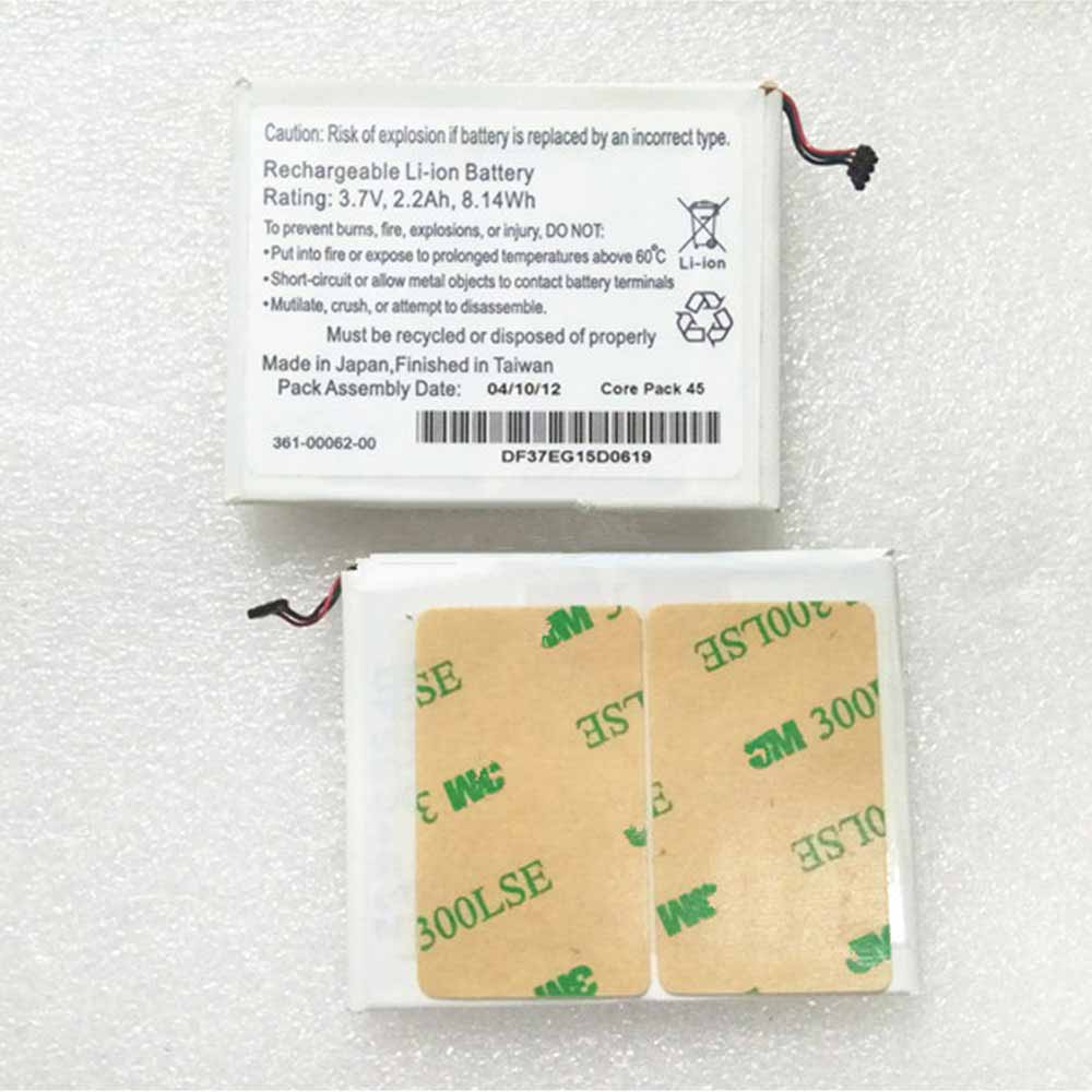 3.7V 2200mAh Garmin 361-00062-00 GPS Replacement Battery