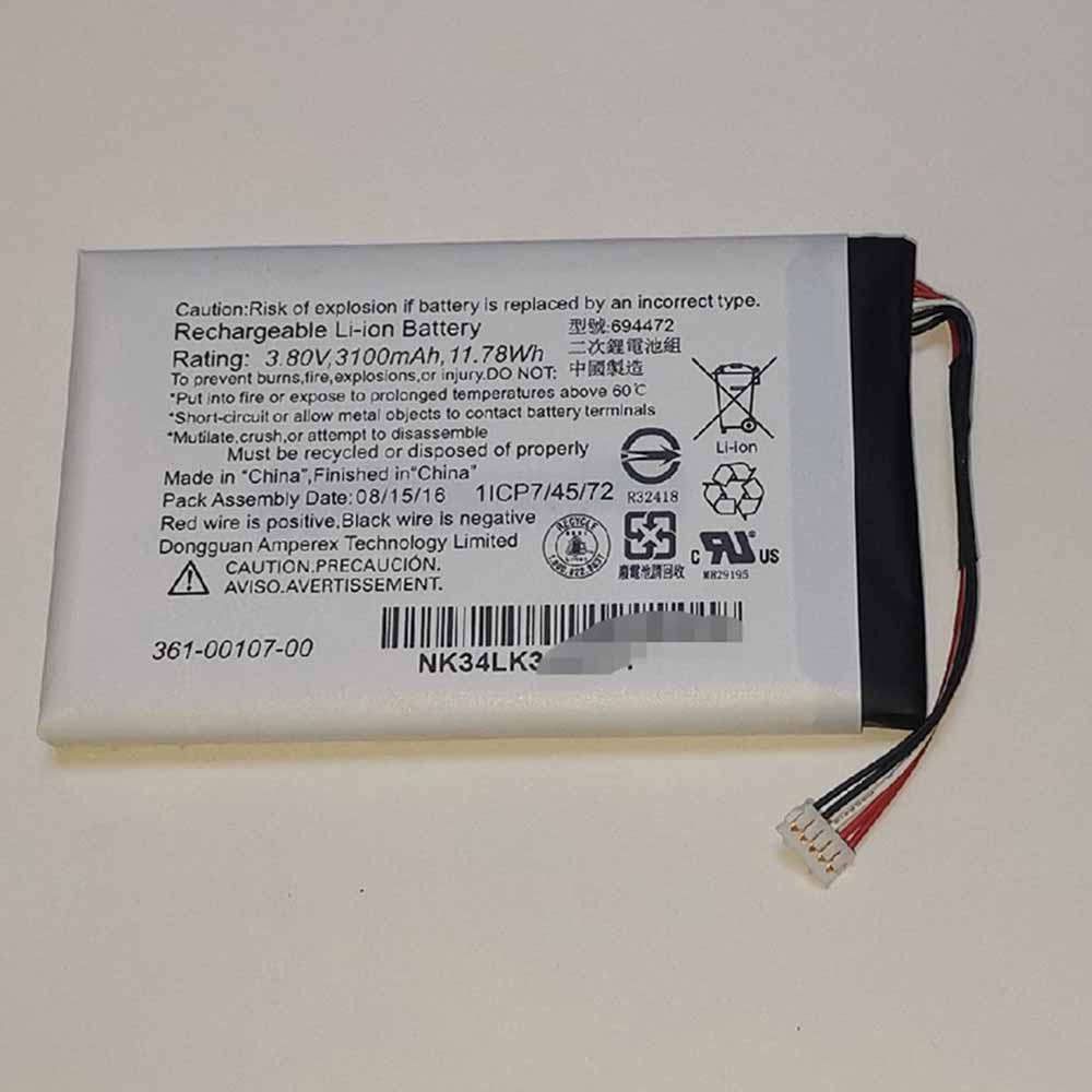 3.8V/4.35V 3100mah/11.78Wh 361-00107-00 Radio Communication Battery for Garmin inReach SE Explorer+ 010-01735-10 inReach SE+