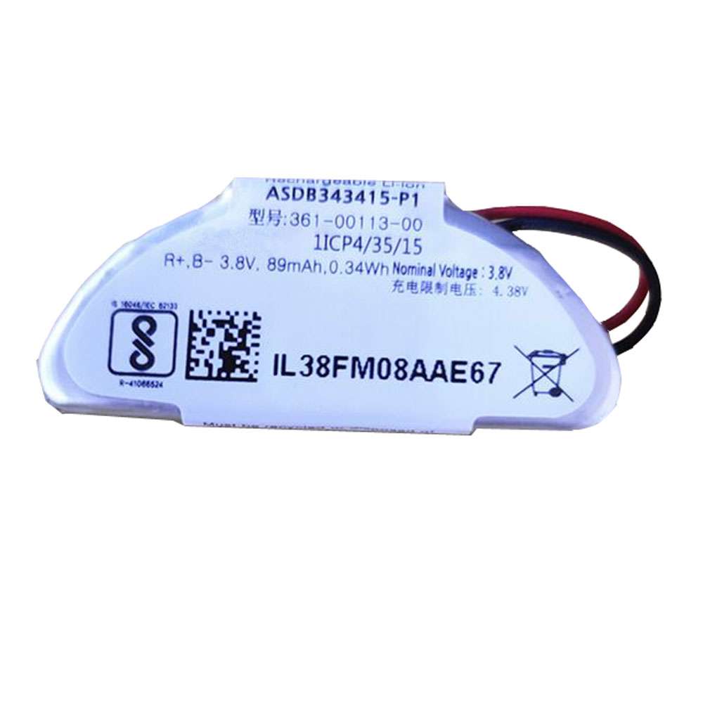 3.8V/4.35V 89MAH/0.34WH GARMIN Vivomove HR 361-00113-00 Replacement Battery