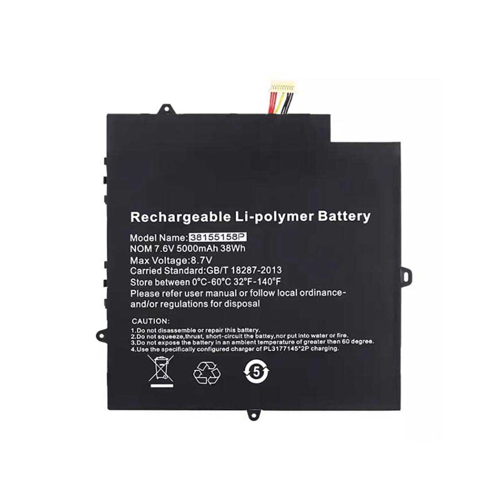 7.6V 5000mAh 38155158P Laptop Battery for Jumper EZBook X4 Pro