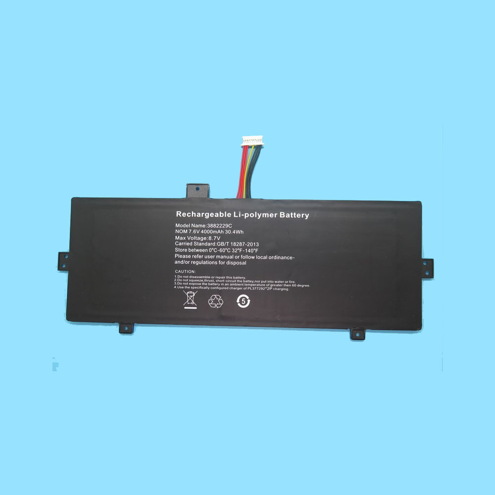 7.6V/8.7V 4000mAh/30.4WH RTDpart 3882229C Replacement Battery