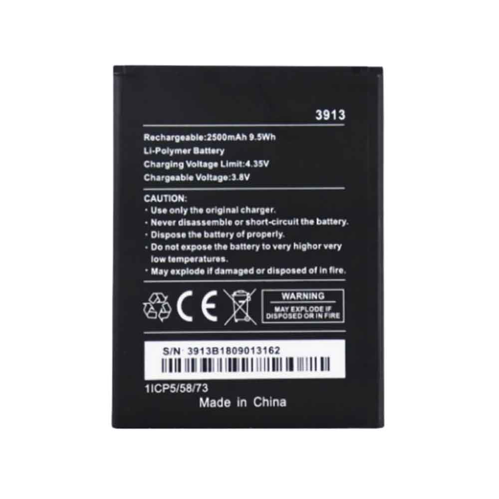 3.8V 2500mAh 3913 Smartphone Battery for Wiko Lenny4