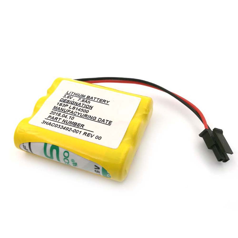 3.6V 7.8Ah/28.08Wh 3HAC033492-001 PLC Battery for ABB 1S3PLS14500