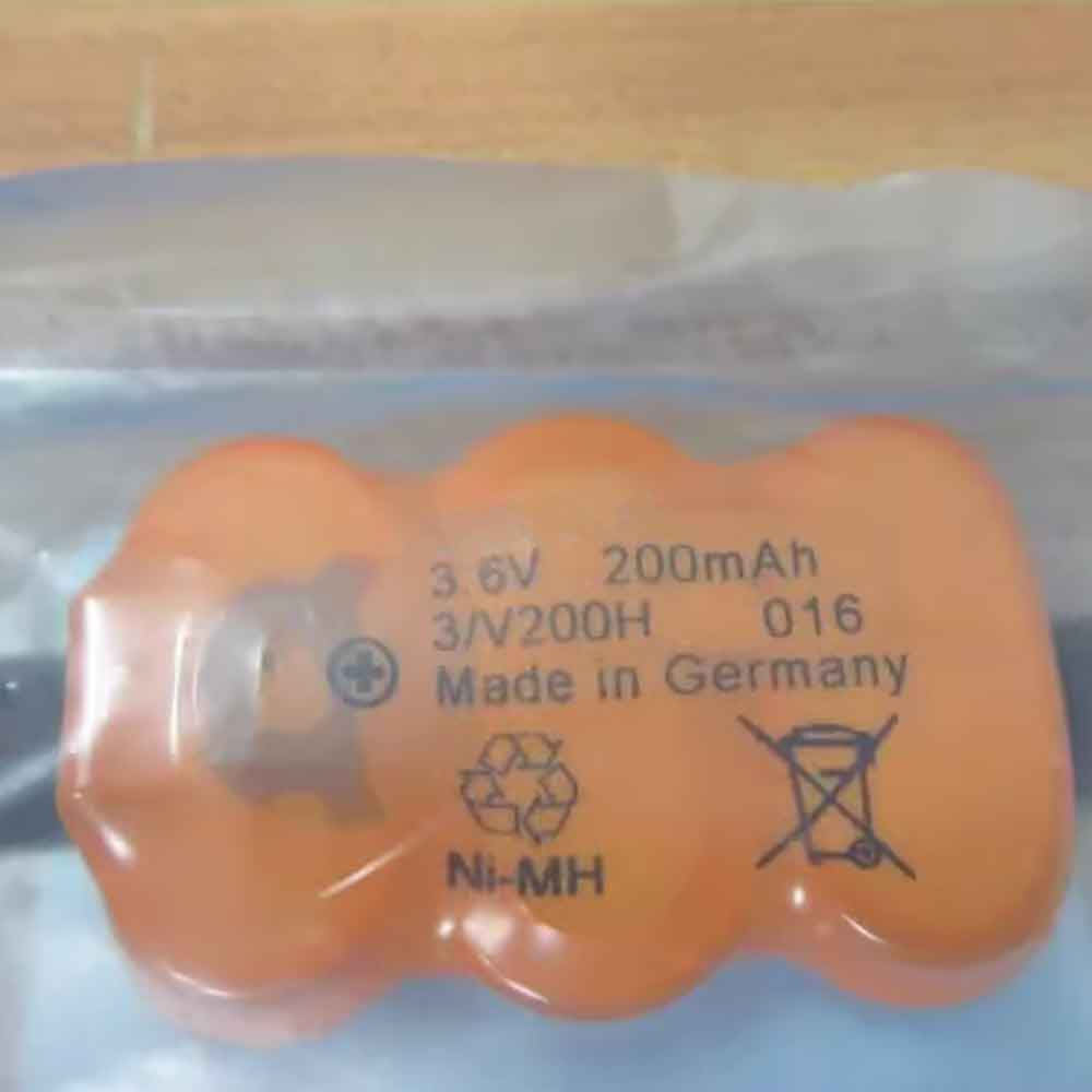 3.6V 200mAh Varta 3/V200H Replacement Battery