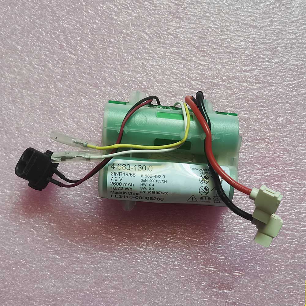 7.2V 2600 mAh/18.72Wh 4.683-130.0 Vacuum Cleaner Battery for Blueway 4.683-130.0