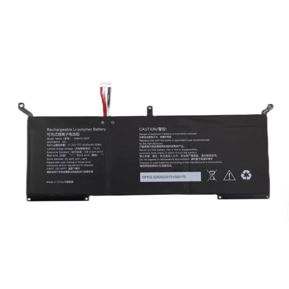 11.55V 4330mAh 408474-3S1P Laptop Battery for RTDPART 408474-3S1P