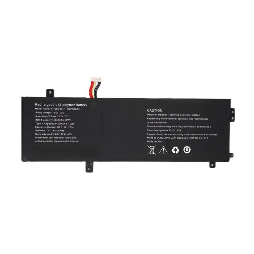 11.55V 4330mAh/50Wh Infinix 417282-3S1P Replacement Battery