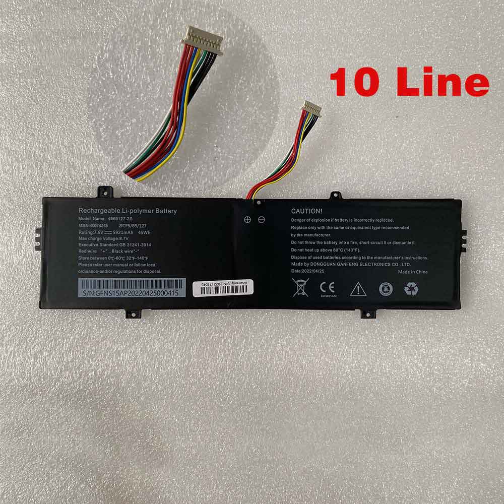 7.6V 6150mAh U4770130PV-2S1P Laptop Battery for Hasee X4 D2 X3 D1 HNX4S01 40073245 3770300