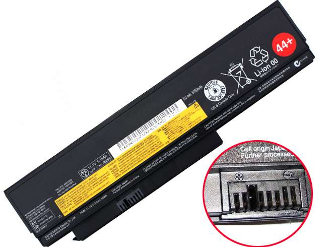 11.1V(Not compatible 14.8V) 5.6AH/63WH 45N1025 Laptop Battery for Lenovo ThinkPad 12.5" X230 GLP