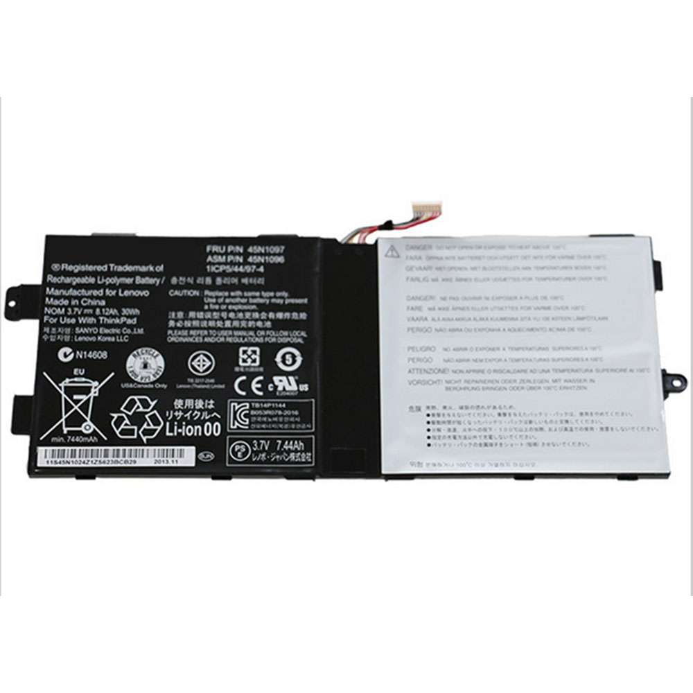 3.7V 8120mAh/30WH 45N1097 Laptop Battery for Lenovo IBM ThinkPad Tablet 2 10.1