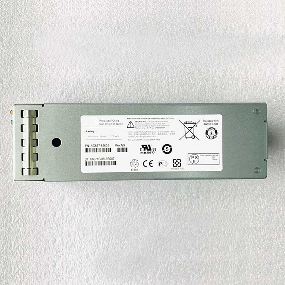 3.7V 15.6Ah 460581-001 PLC Battery for HP EVA4400 AG637-63601 460581-001