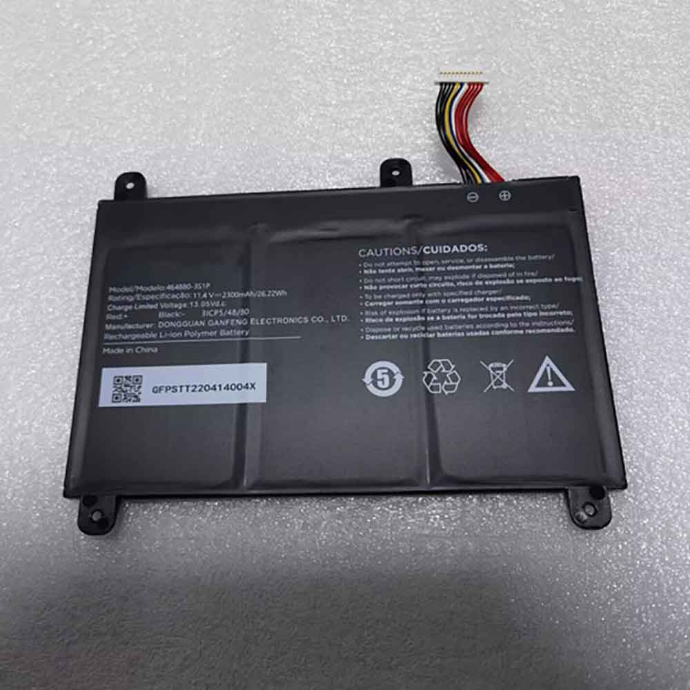 11.4V 2300mAh Positivo 464880-3S1P 3ICP5/48/80 Replacement Battery