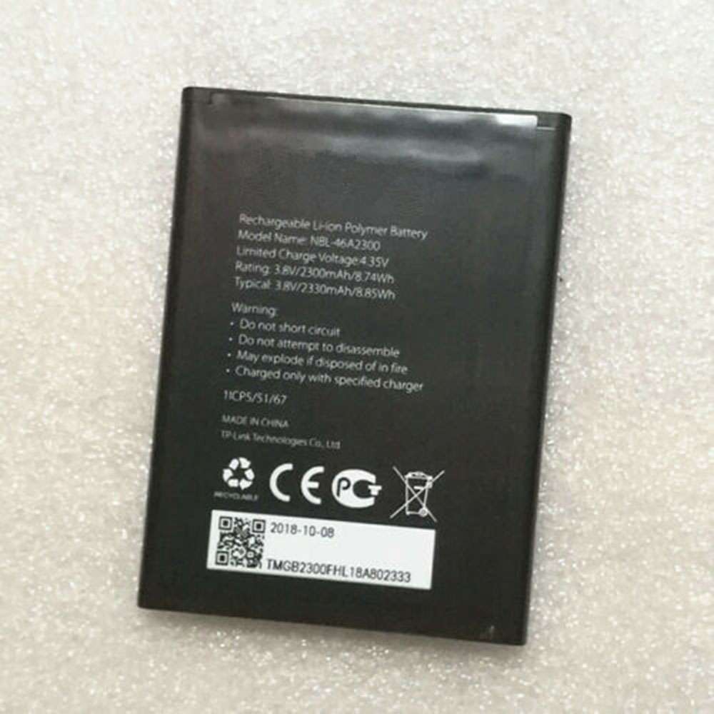 NBL-46A2300 2300mAh/8.74WH Replacement battery for TP-link C7A TP705A TP705C Router