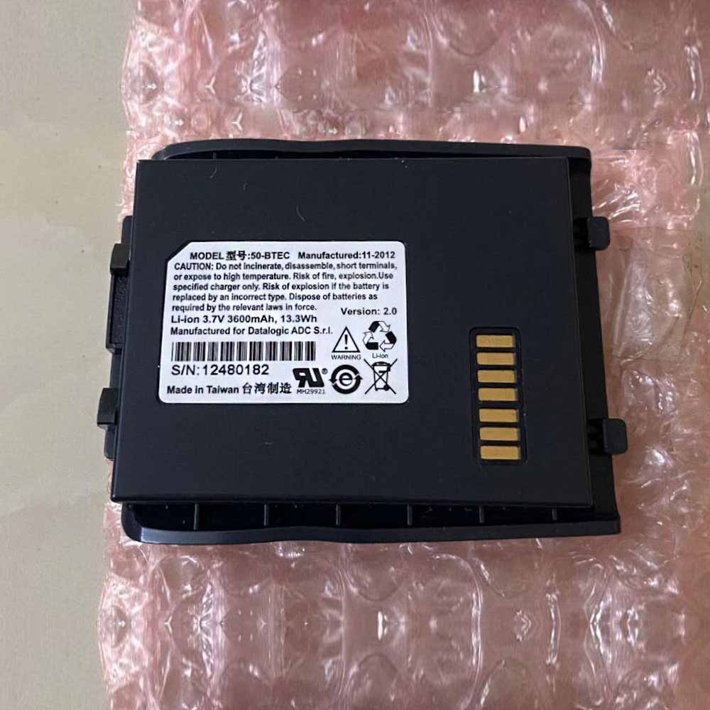 3.7V 3600mAh 13.3Wh 50-BTEC Barcode Scanners Battery for Datalogic LYNX  BTSC 94ACC0