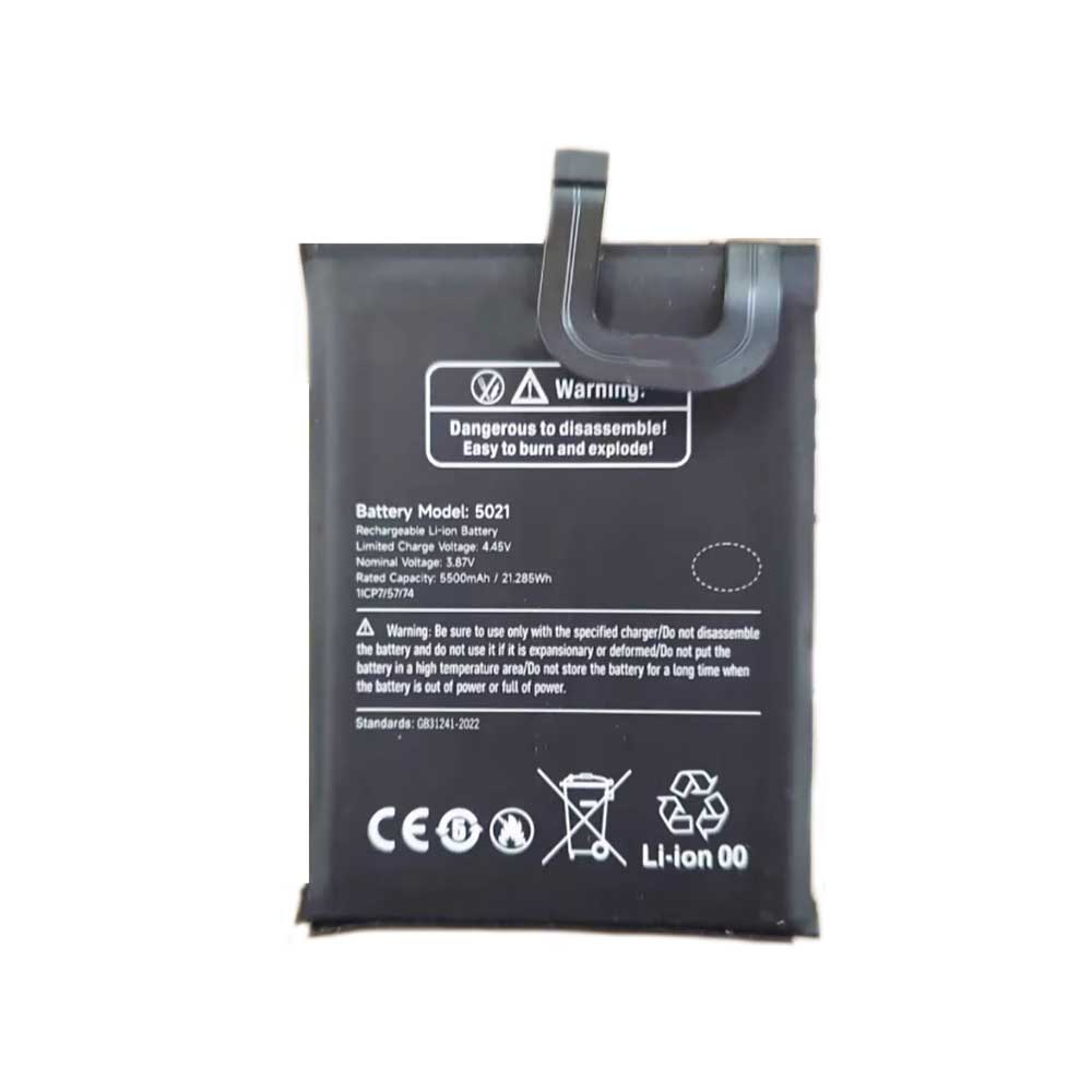 3.87V 5500mAh 5021 Smartphone Battery for Ulefone Armor X32