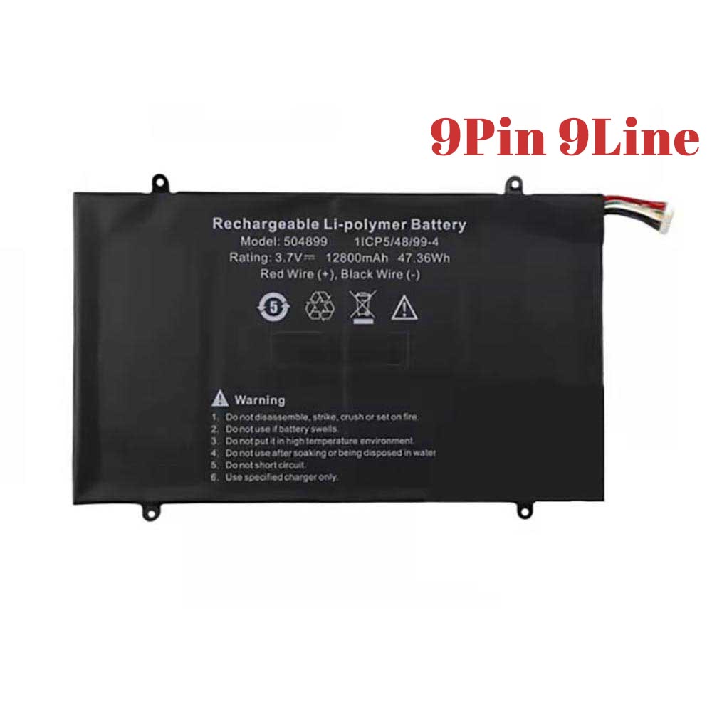 3.7V 12800mAh 504899 Laptop Battery for Rtdpart 504899