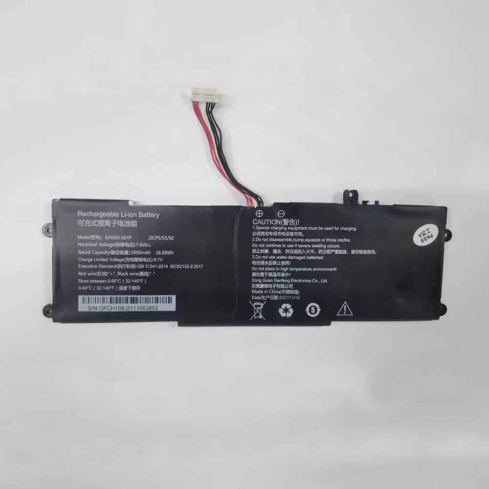 7.6V 3800mAh 505592-2S1P Laptop Battery for Chuwi Minibook X 10.5