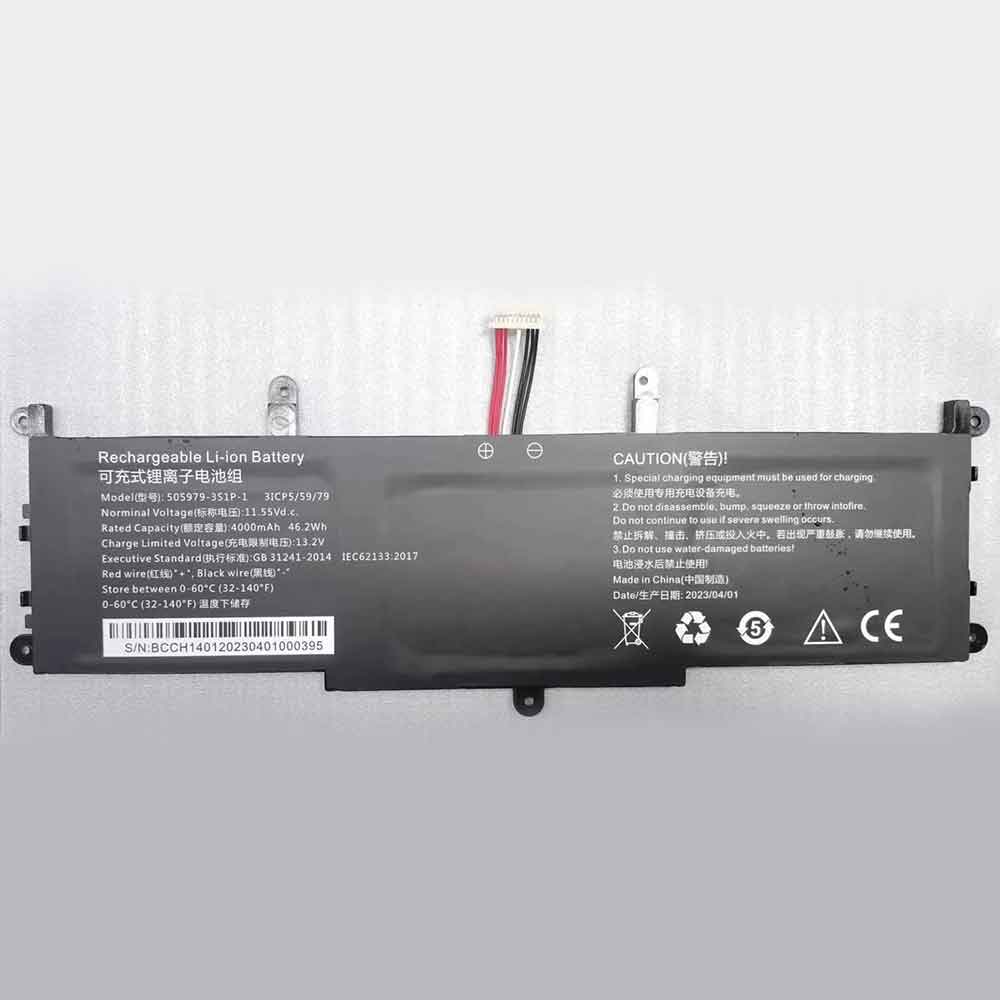 11.55V 4000mAh 505979-3S1P-1 Laptop Battery for Chuwi CoreBook X Pro